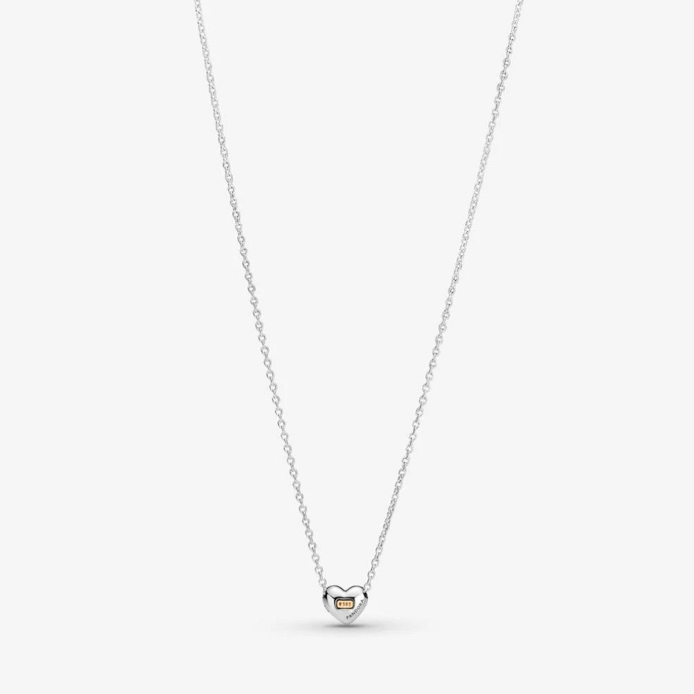 Pandora Collier con Cuore Dorato a Cupola 399399C00