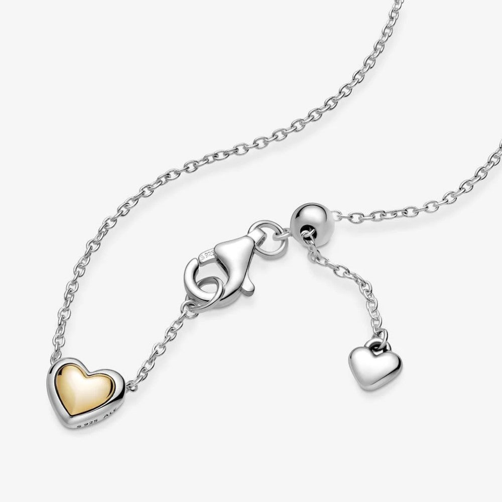 Pandora Collier con Cuore Dorato a Cupola 399399C00