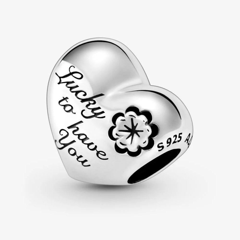 Pandora Charm Cuore e Quadrifoglio 799364C00