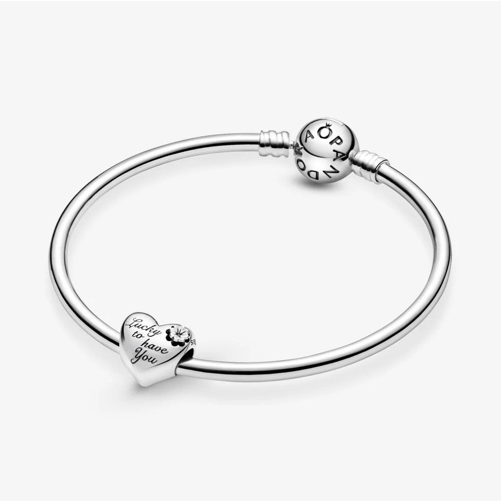 Pandora Charm Cuore e Quadrifoglio 799364C00