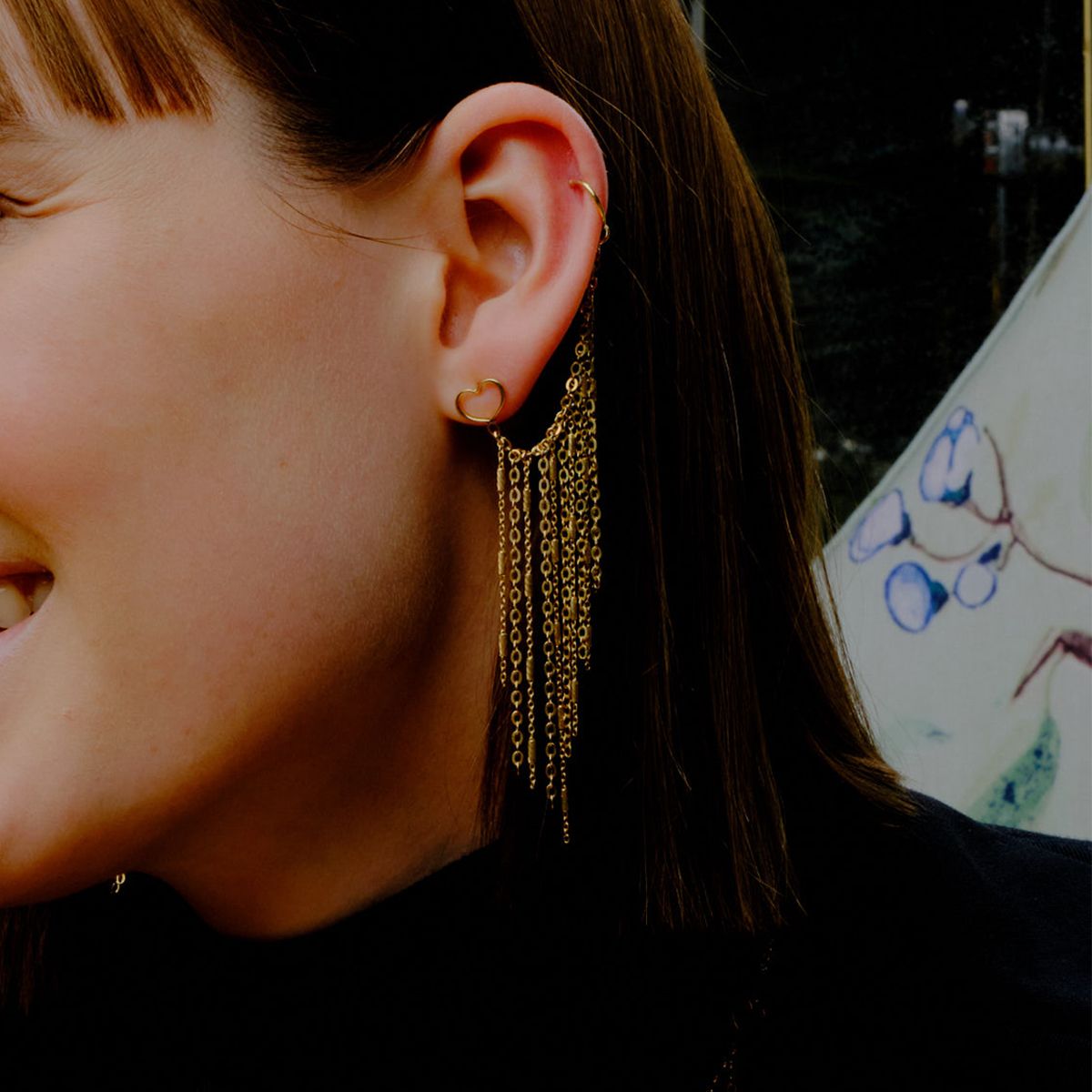 Maman et Sophie Orecchino Earcuff Woman In Chains ORFRA4CT11GI