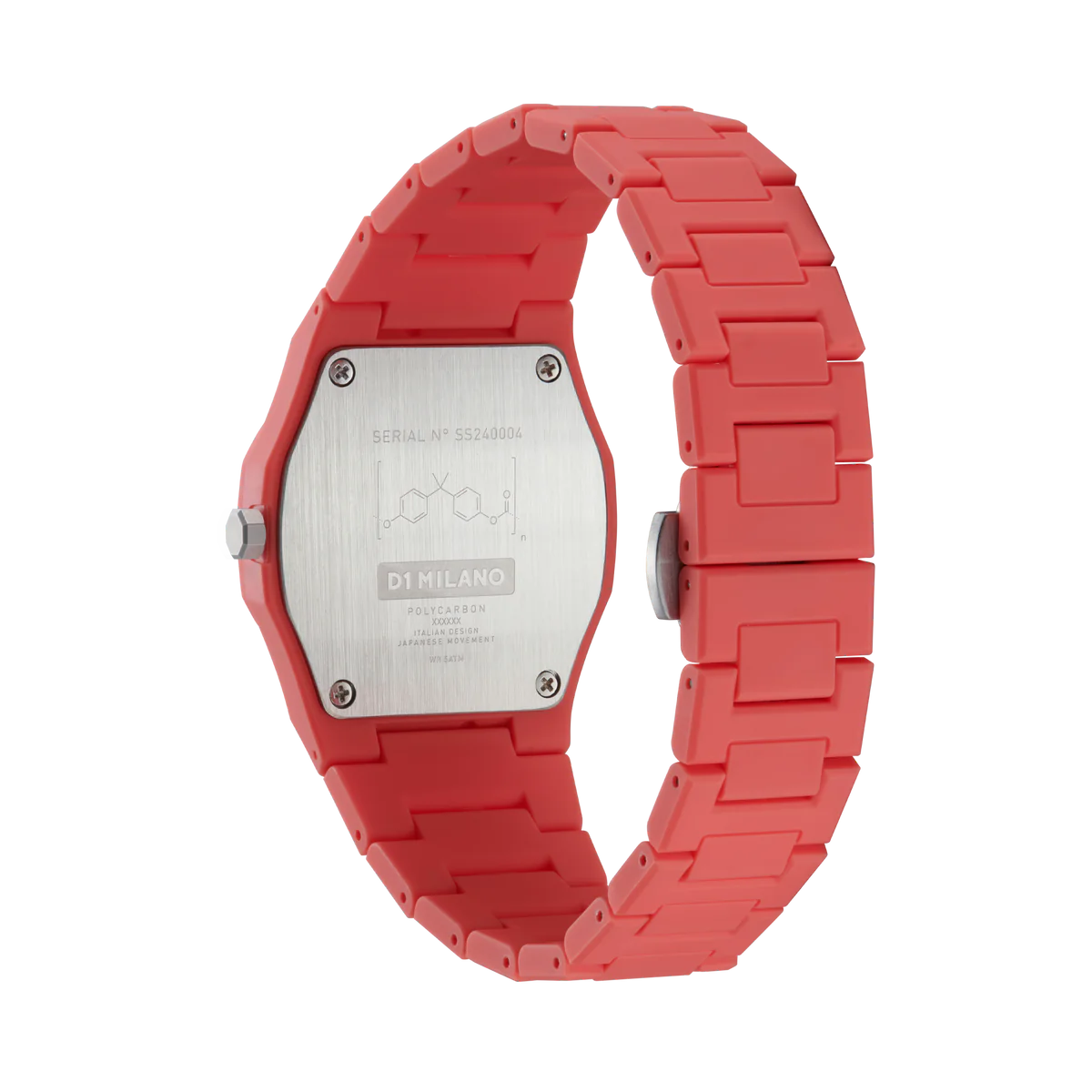 D1 Milano Polycarbon 37 MM Coral D1-PCBU05