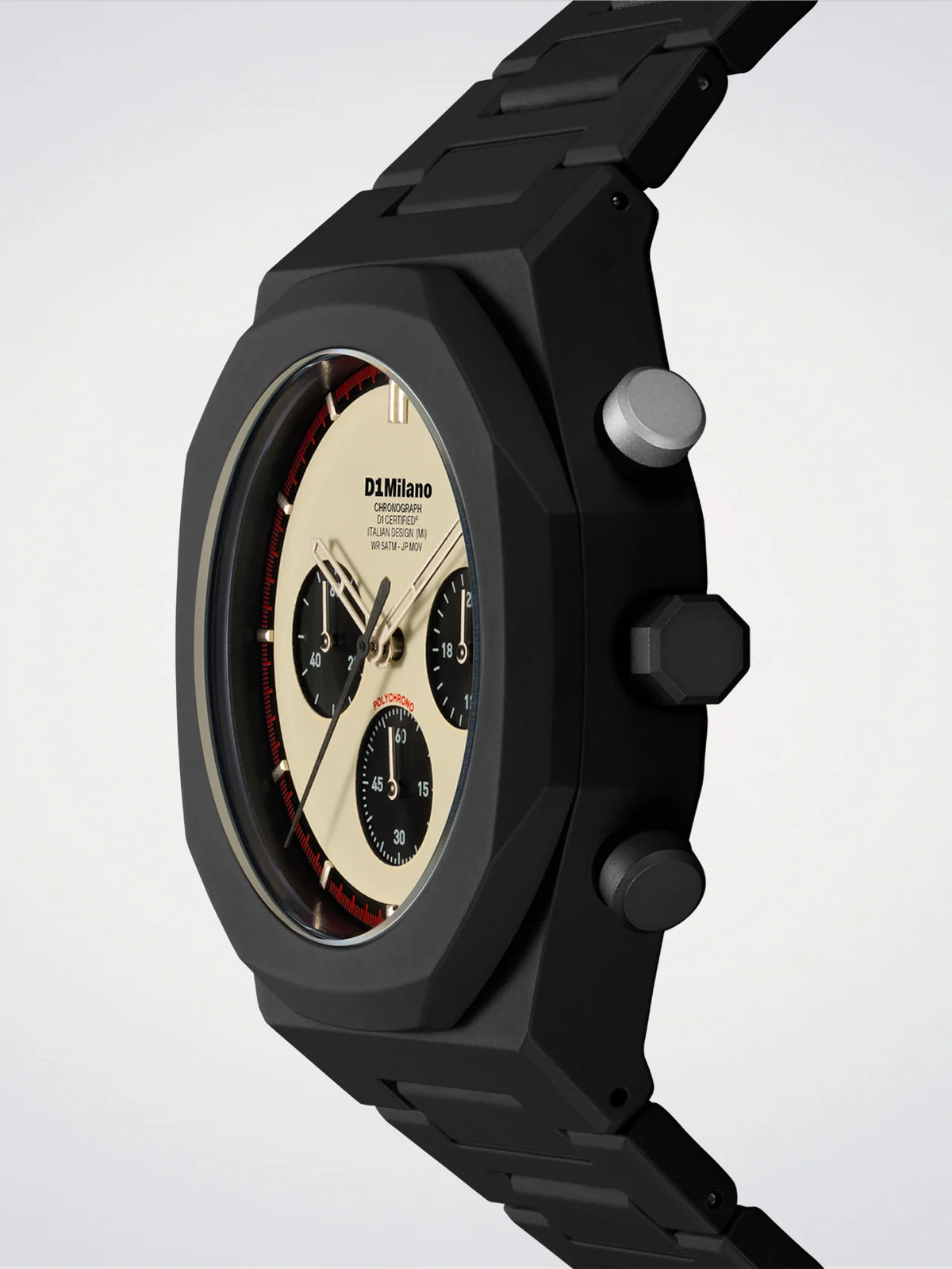 D1 Milano Polychrono 40.5 MM Petrol Blast D1-PHBJ06