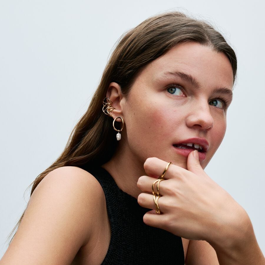Pandora Ear Cuff Infinito Linea Sinuosa 263308C00
