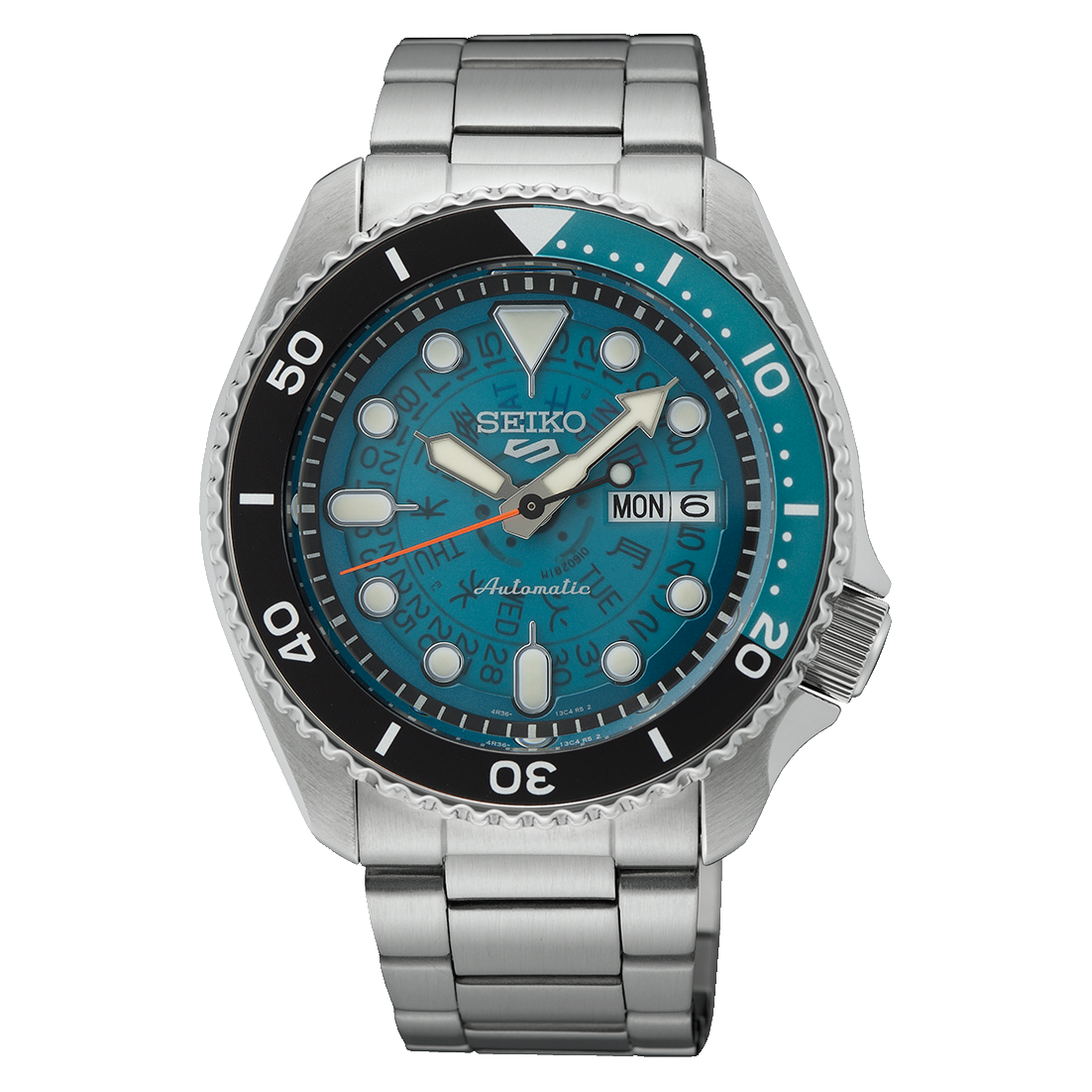 Seiko 5 Sport Skeleton Green SRPJ45K1