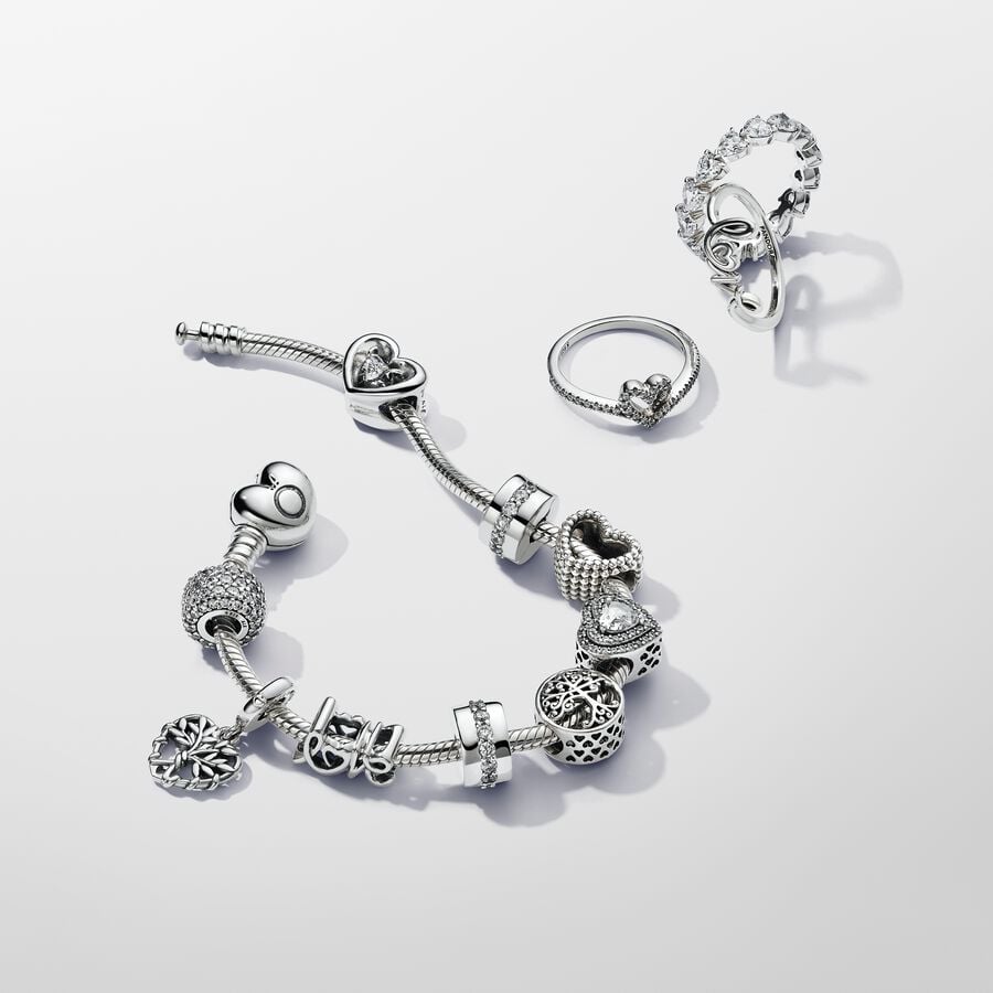 Pandora Bracciale Moments con Chiusura a Cuore 590719