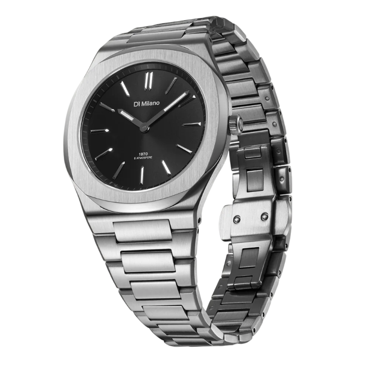 D1 Milano Skeleton Rubber Rose Gold D1-SKRJ12