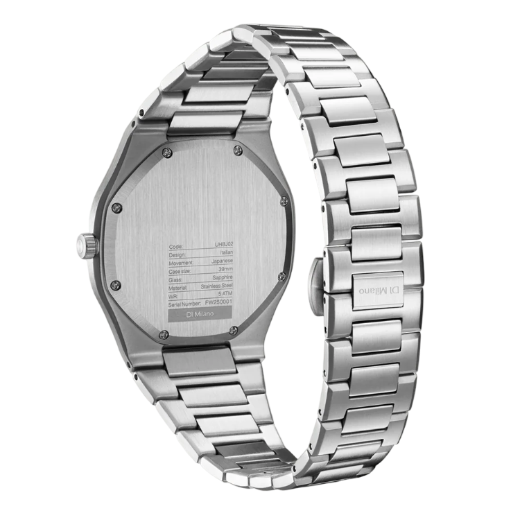 D1 Milano Skeleton Rubber Rose Gold D1-SKRJ12