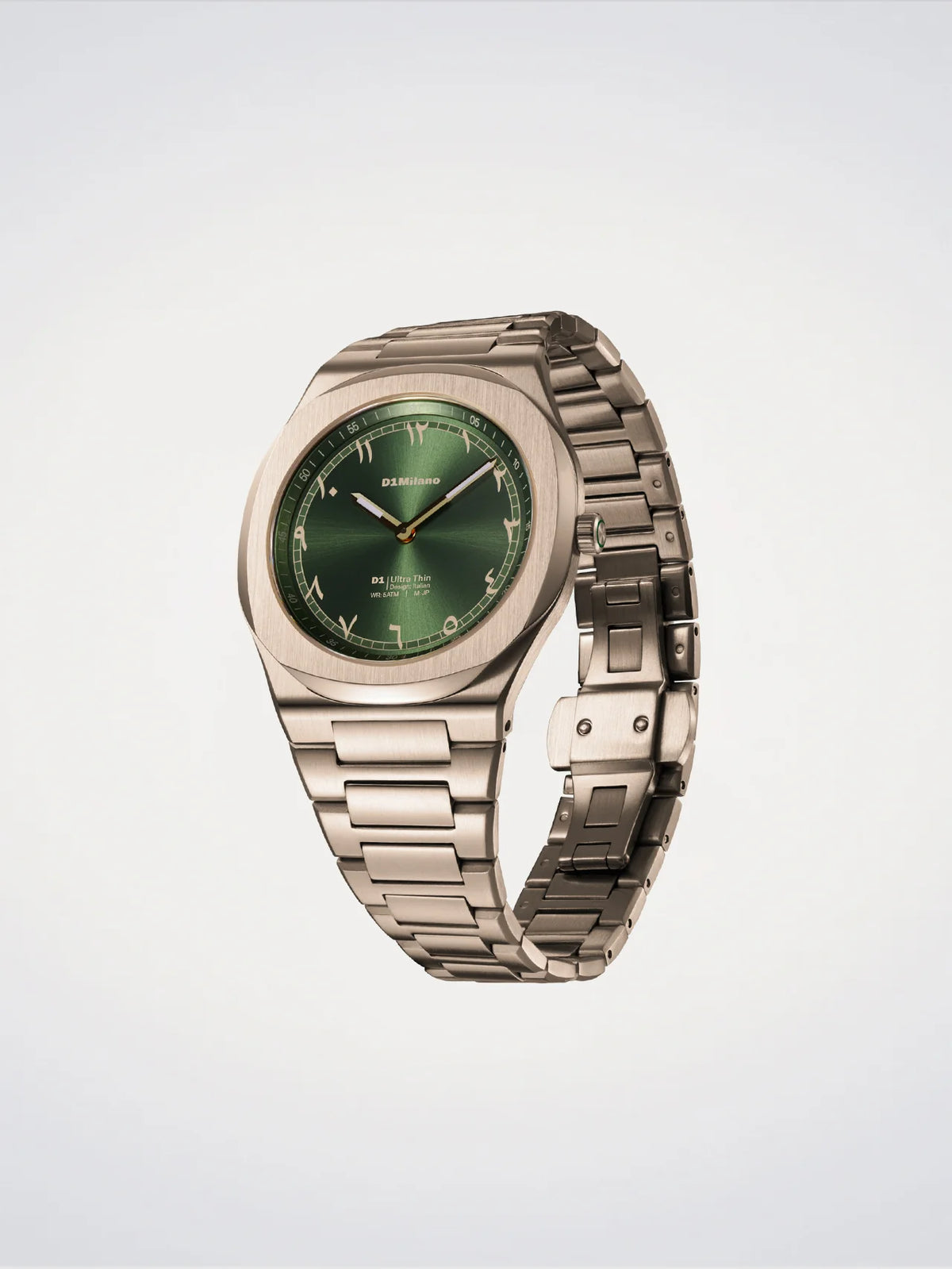 D1 Milano Skeleton Rubber Rose Gold D1-SKRJ12