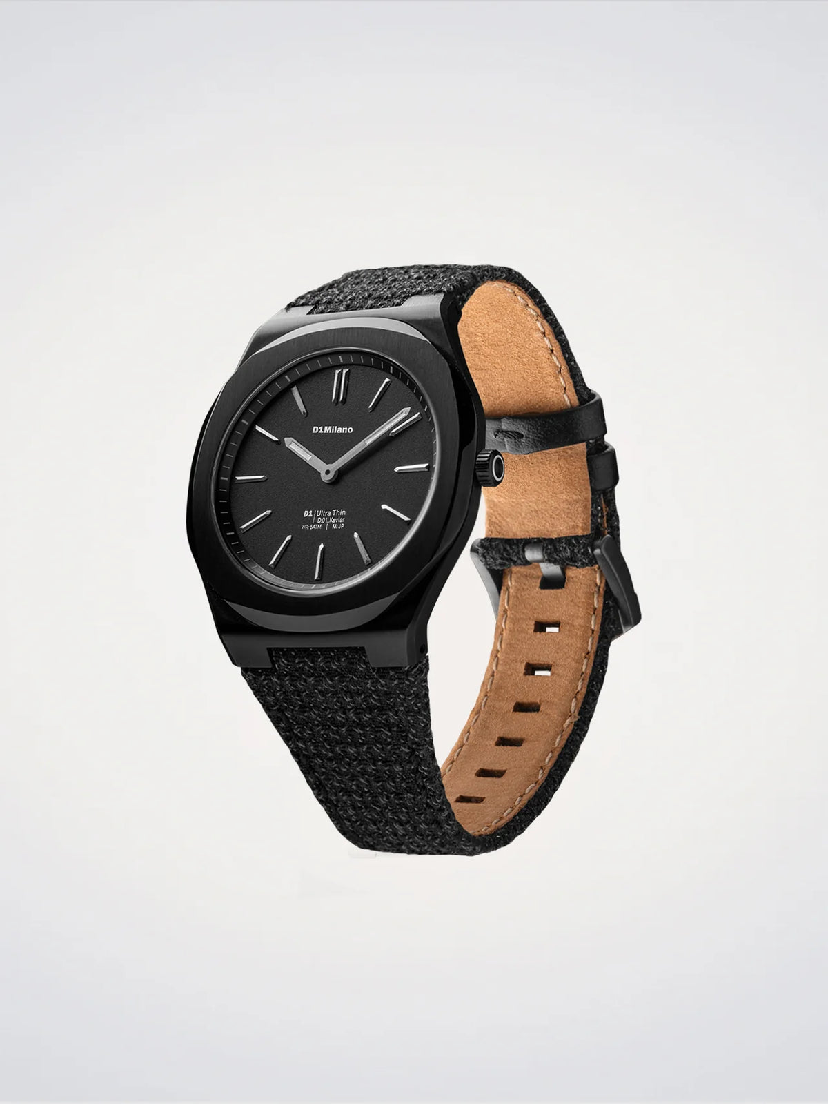 D1 Milano Ultra Thin 39 mm Black Kevlar D1-UHKJ01