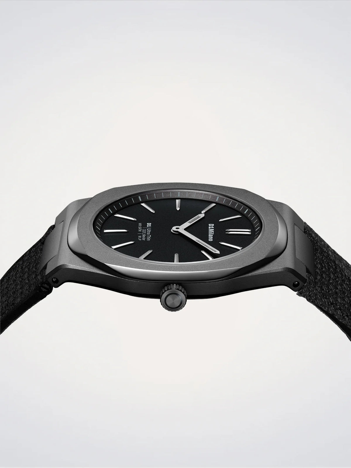 D1 Milano Ultra Thin 39 mm Black Kevlar D1-UHKJ01