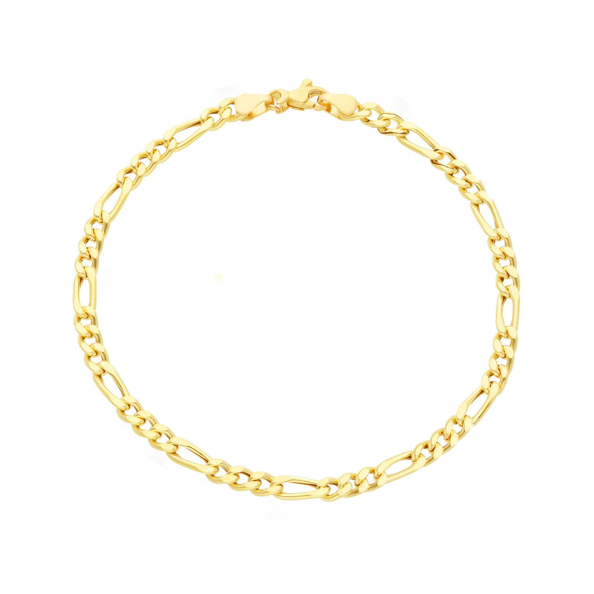 Maiocchi Gold Bracciale 3 + 1in Oro Giallo 18kt Sezione 3,50 MM