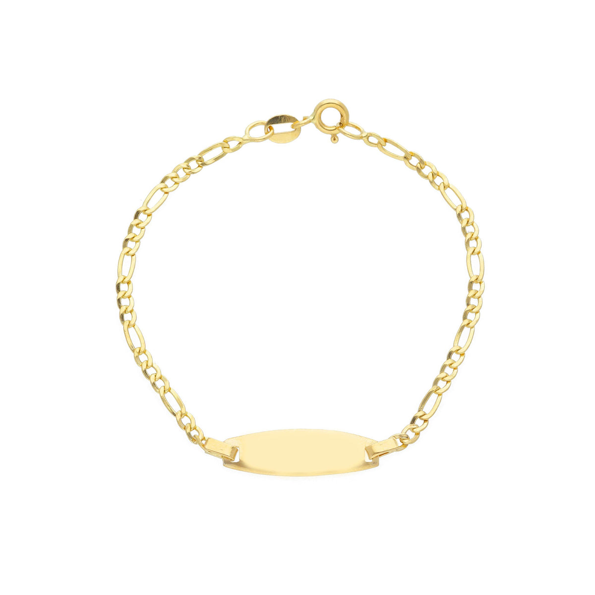 Bracciale Targhetta in Oro Giallo 18kt