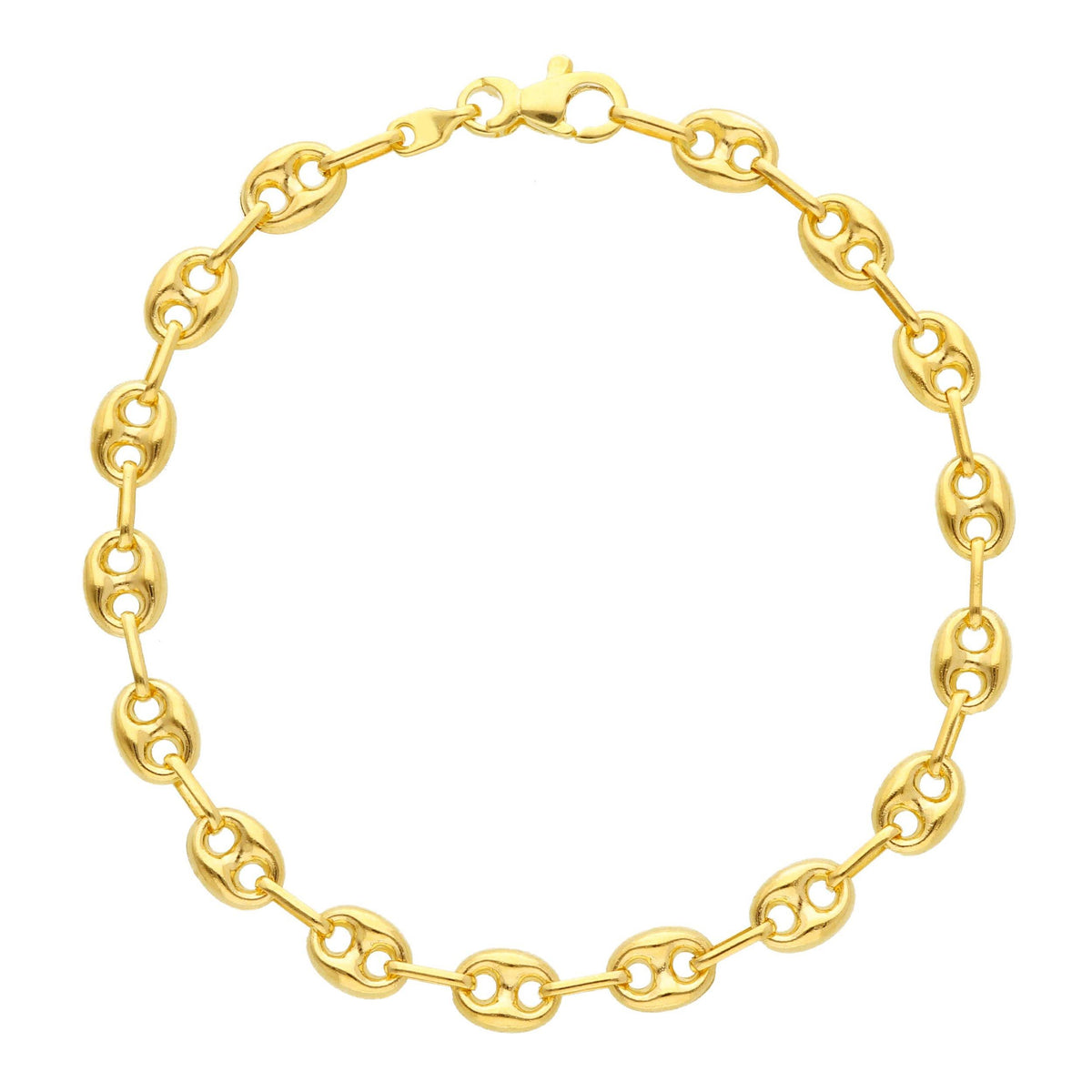 Bracciale Maglia Marina Oro Giallo 18kt 21 cm Sezione MM 6,0
