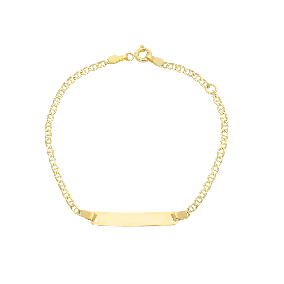 Bracciale Targhetta in Oro Giallo 18kt