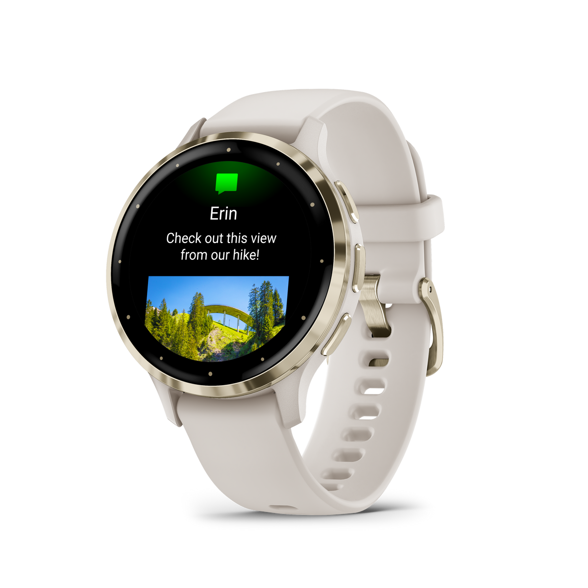 Garmin Venu 3S Ivory & Soft Gold