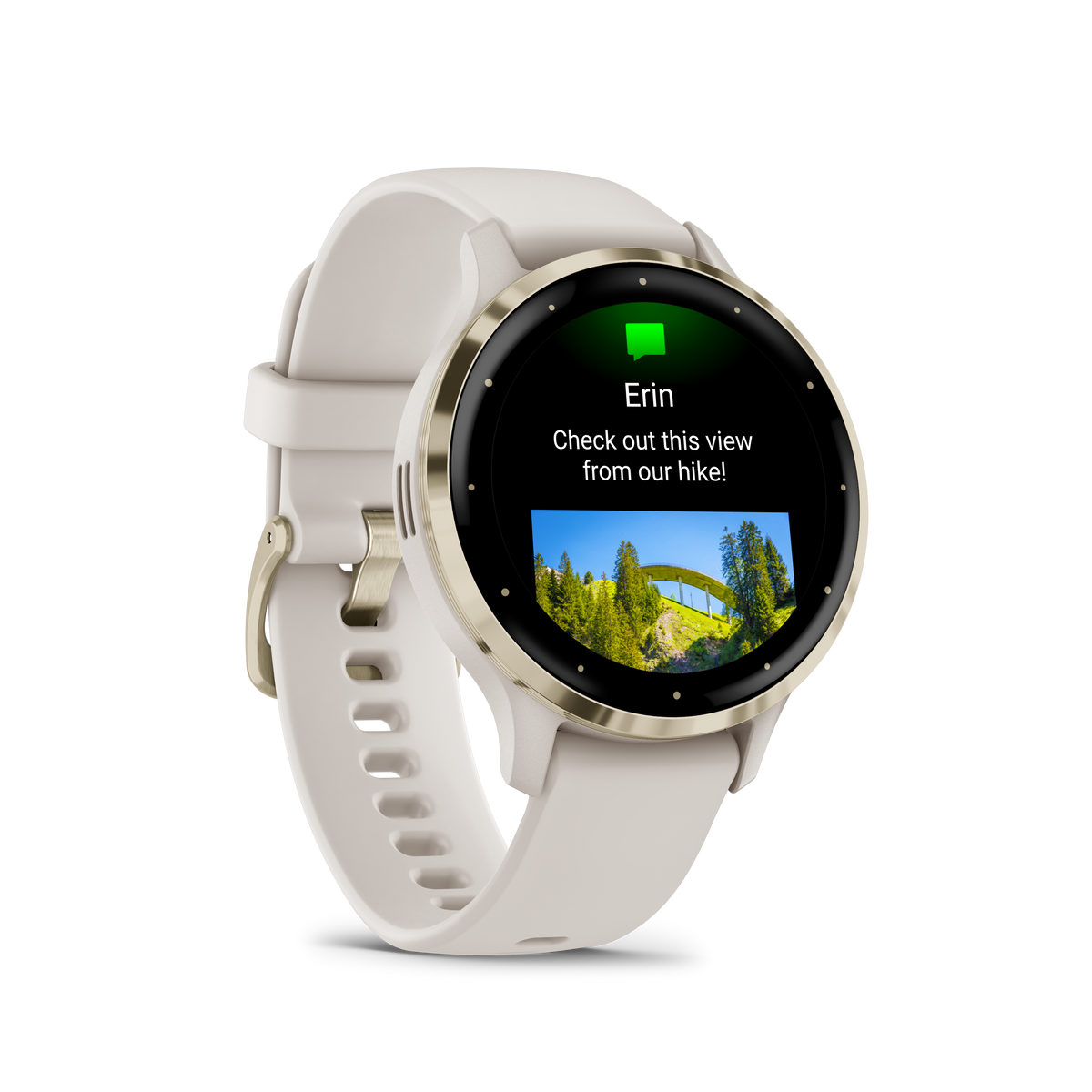 Garmin Venu 3S Ivory & Soft Gold