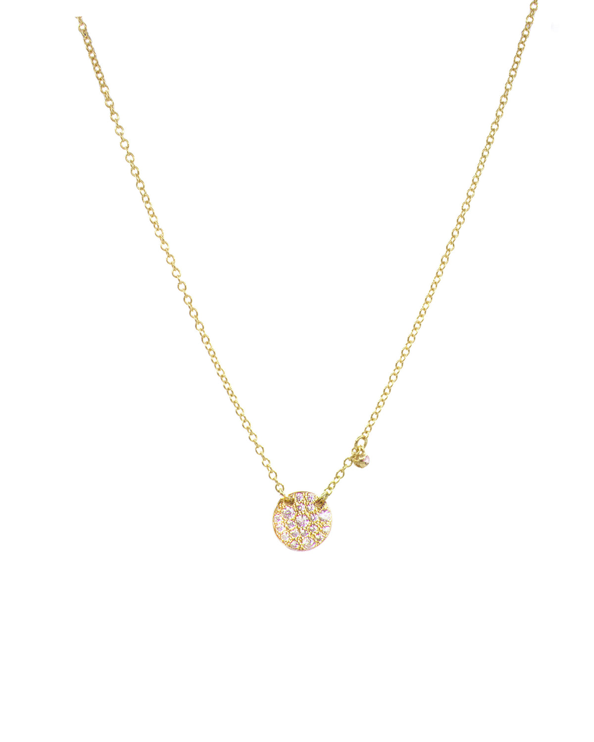 Dodo Mini Heart Necklace 9kt Rose Gold