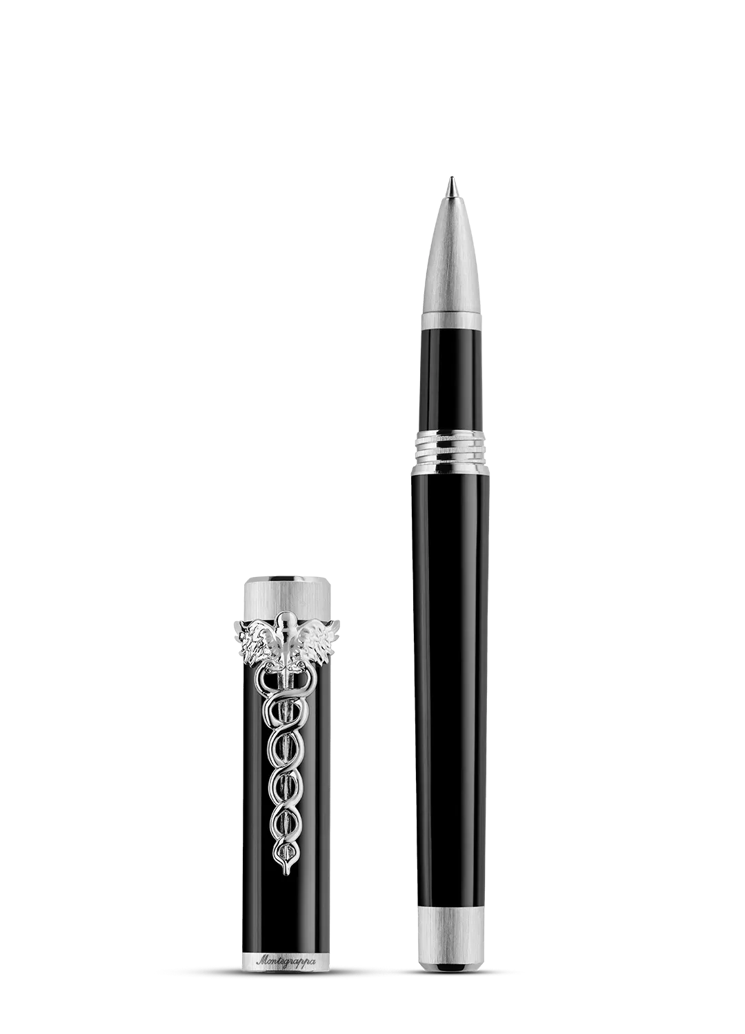 Montegrappa Penna Roller Zero Caduceus IP Palladio