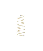 MagicWire Anello Silenzio Oro Giallo Spirale e Diamanti 13-AS-GD-01