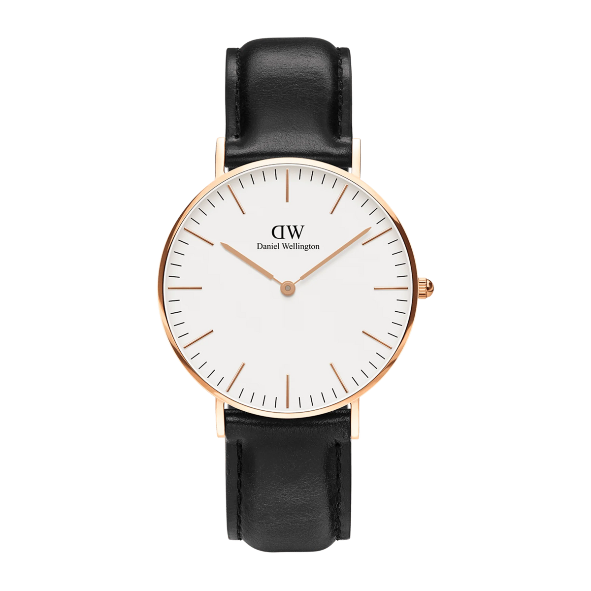 Daniel Wellington Classic Black Bristol 36 Silver
