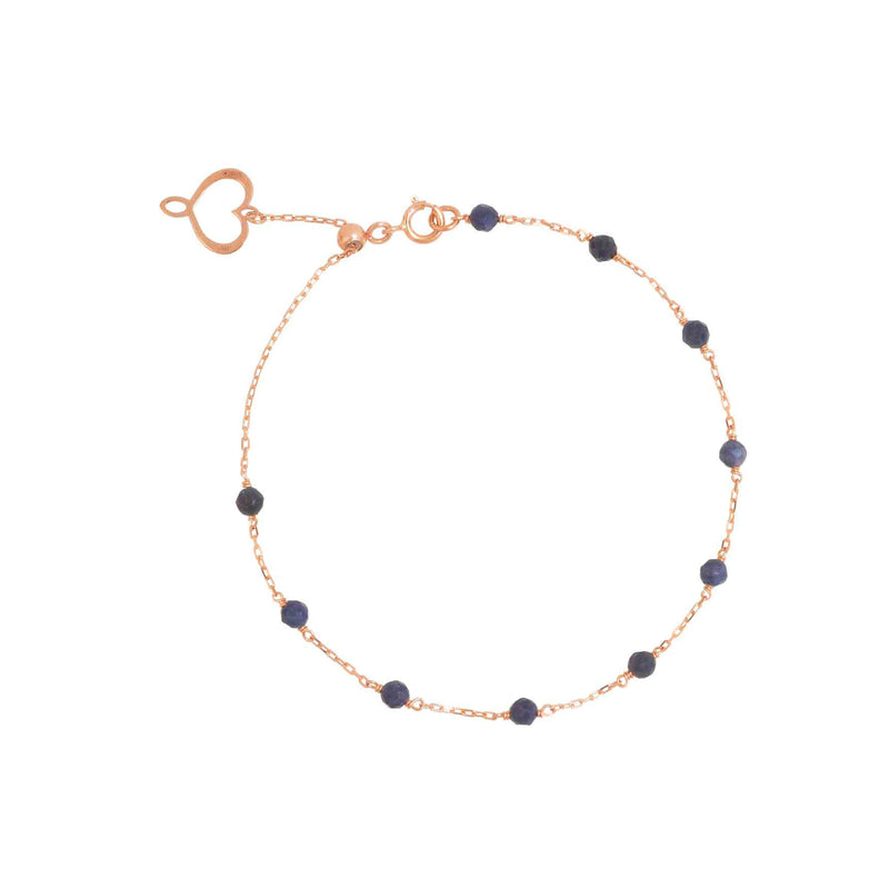  Maman et Sophie bracelet in 18kt rose gold with BPPTAZA sapphires