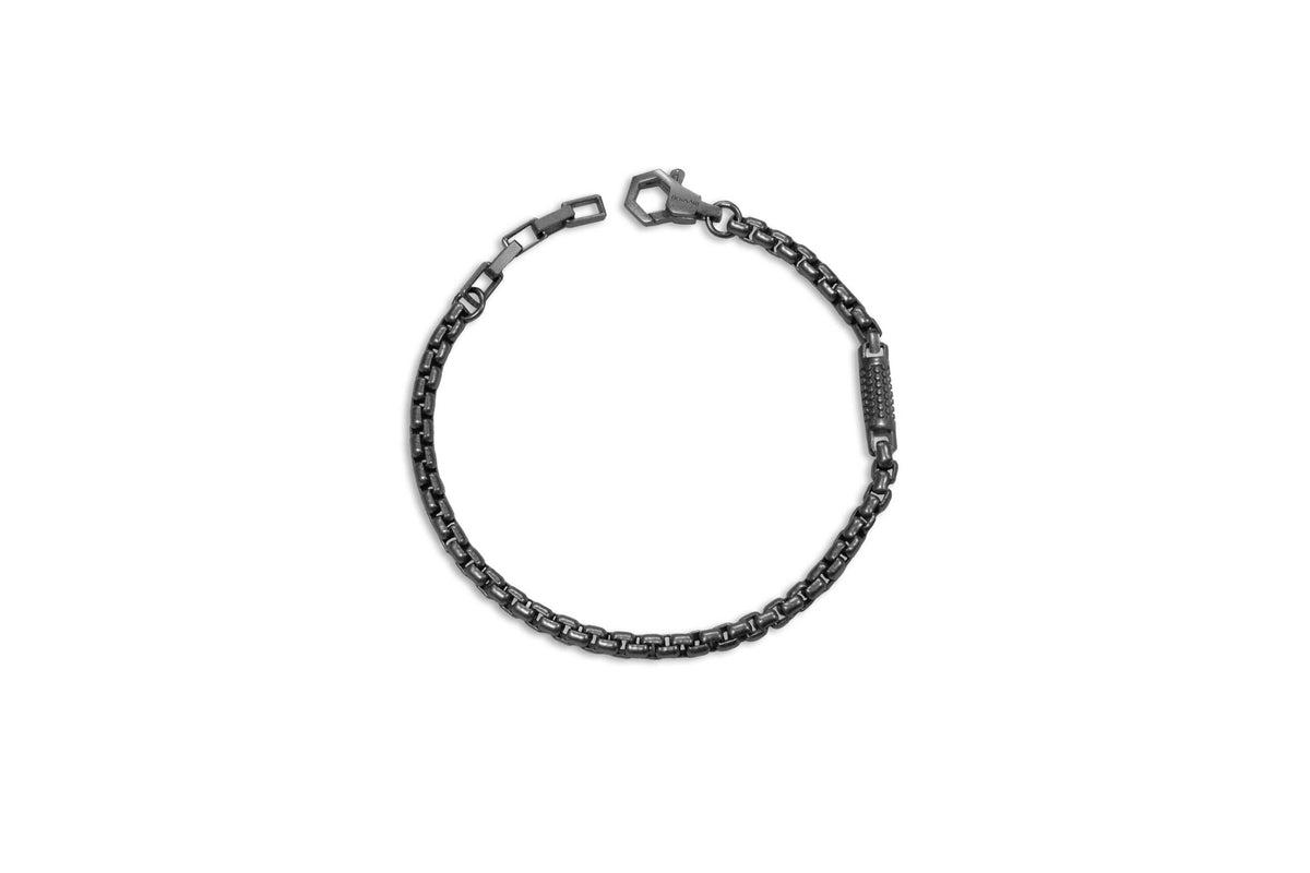 Borsari Bracciale Domino in Argento 925% Black BR-DOM03AB