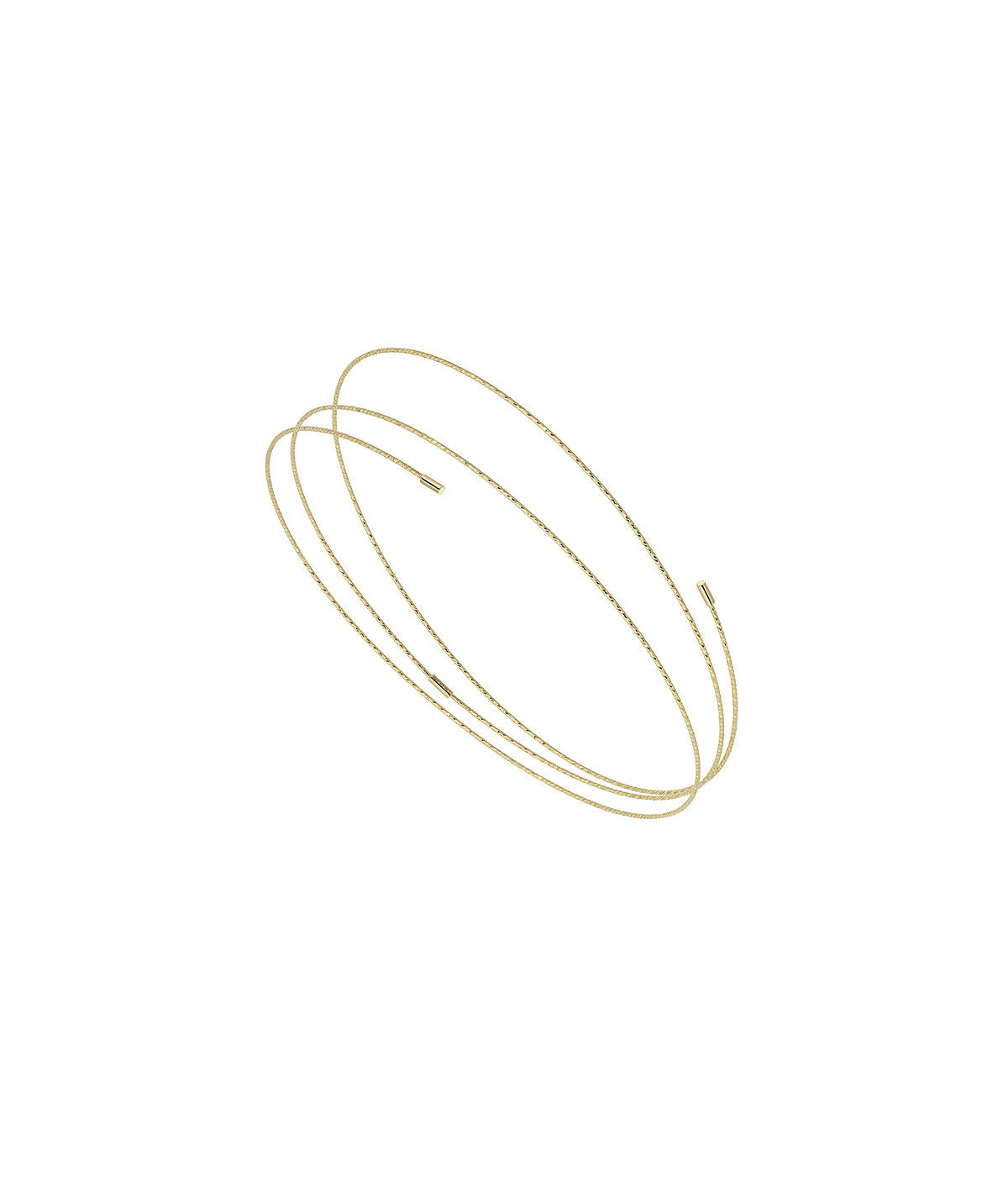 MagicWire Angel Bracelet 3 Rounds Yellow Gold 19-B3F-G-01