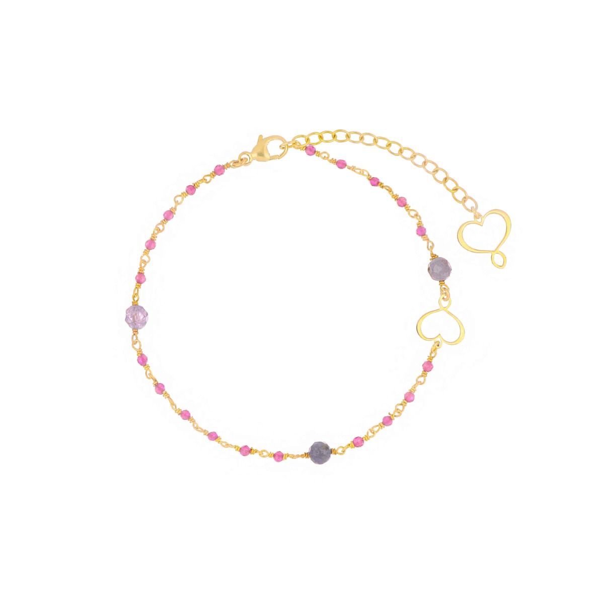 Maman et Sophie Crescendo Pink Bracelet BRCSDPL