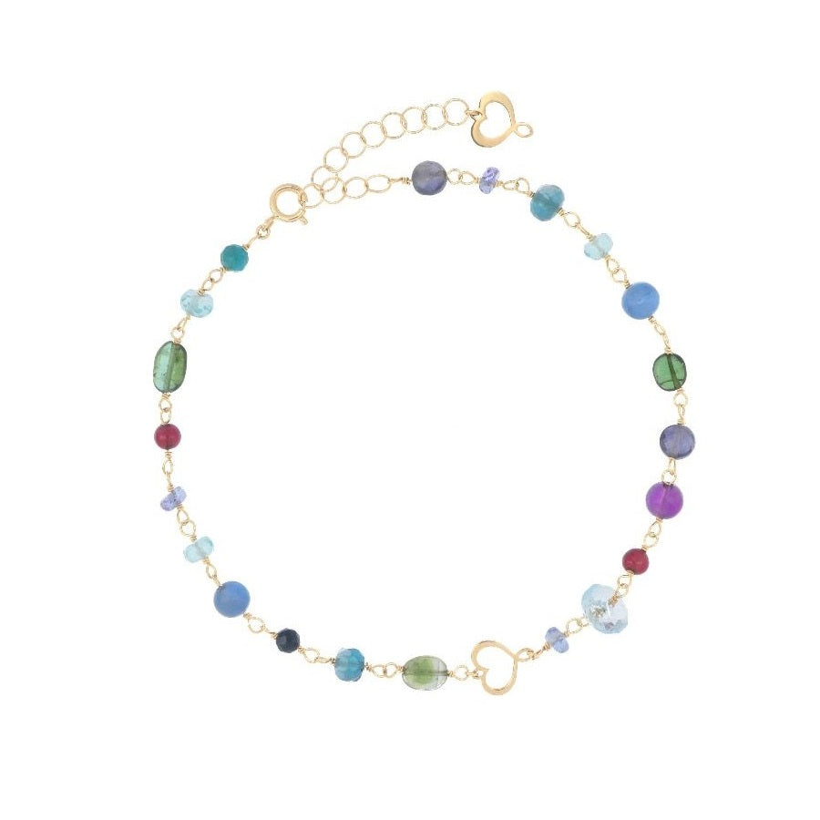 Maman et Sophie Blue Clouds Bracelet, 18kt Yellow Gold BRNUVMXA