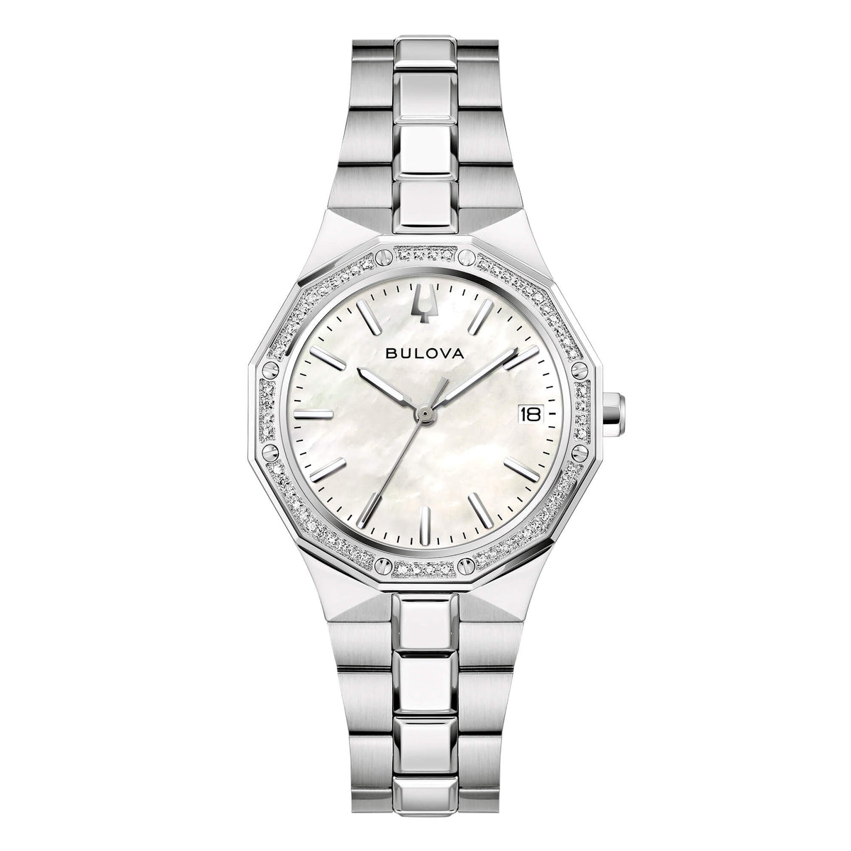 Bulova Orologio Octagon Lady Diamonds 96R255