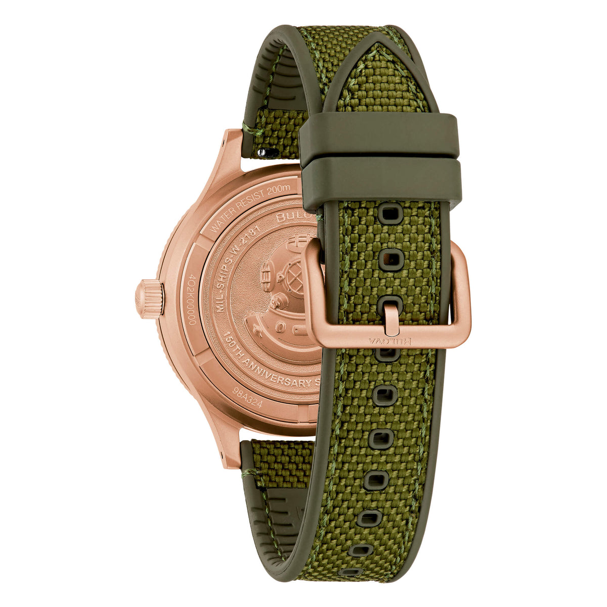 Bulova Mil-Ships Bronze 150 Anniversary 98A324