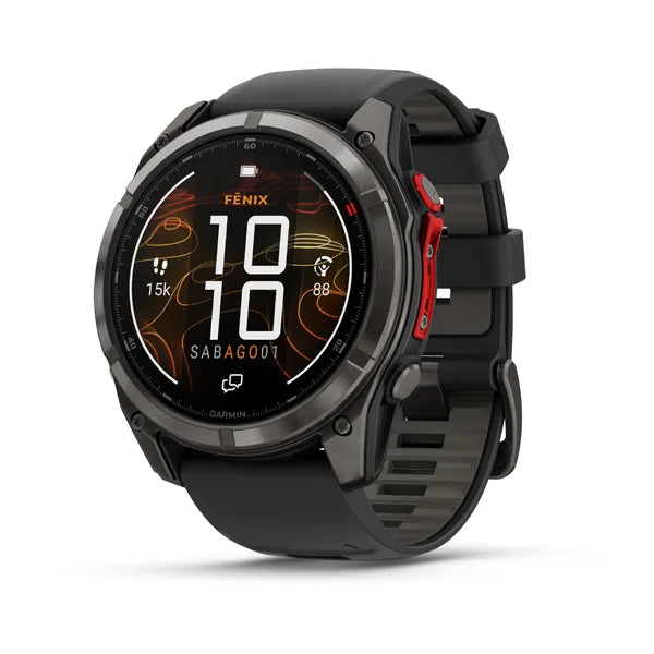Garmin Fenix 8 51 MM MicroLED Sapphire, Carbon Grey DLC