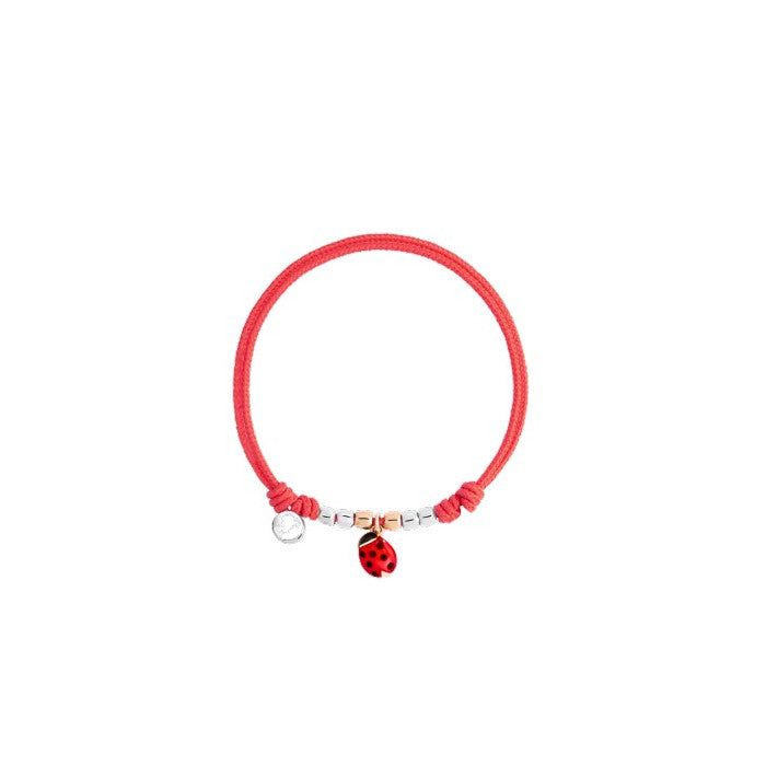 Dodo Ladybug Cord Bracelet