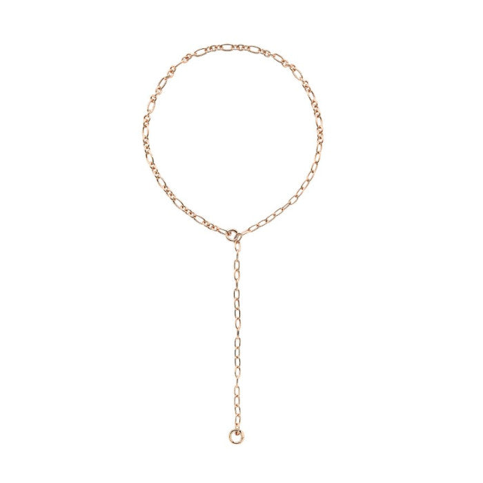 Dodo Essentials necklace in golden silver 50 cm