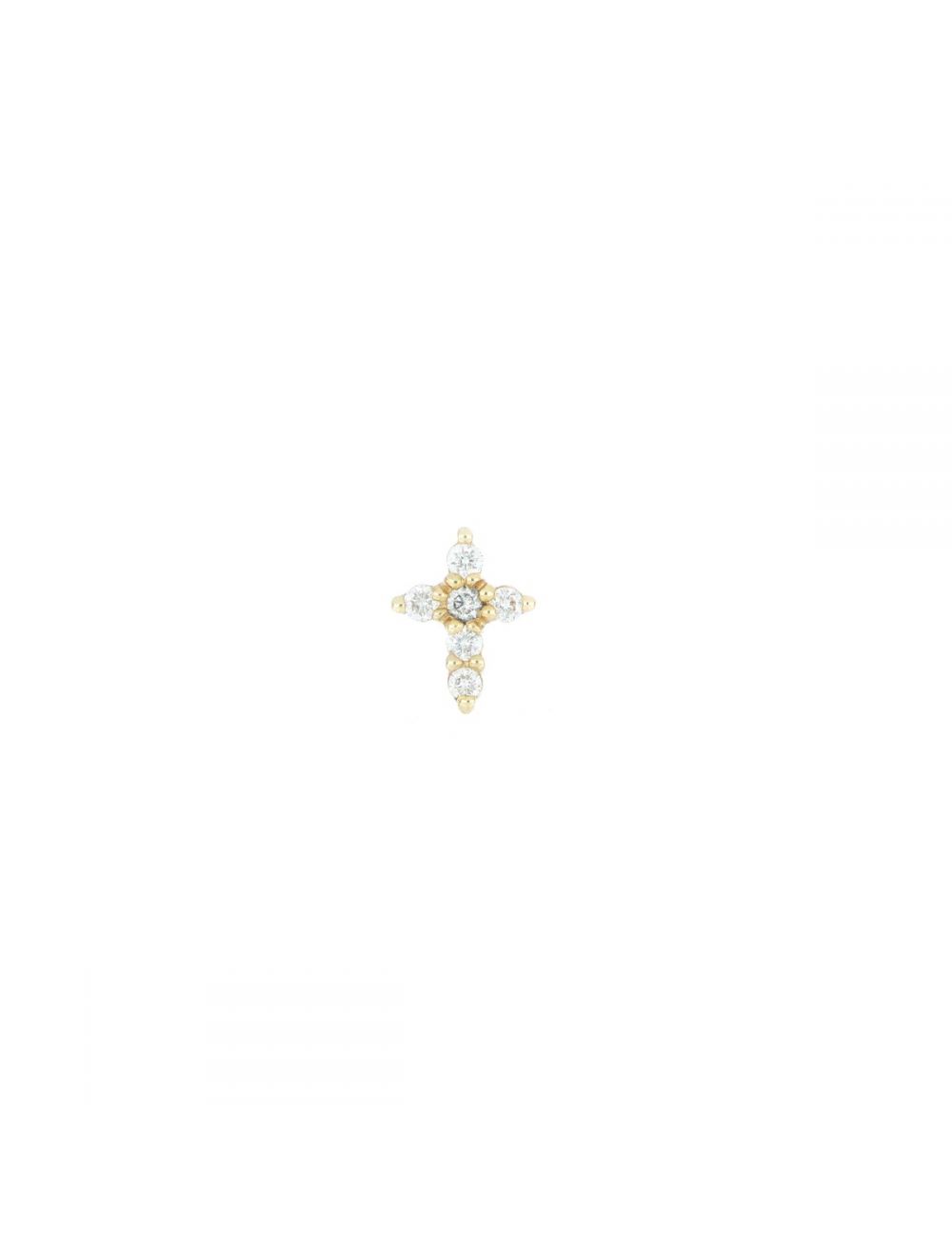  Maman et Sophie Piercing 8mm 18kt yellow gold with 0.05 ct naked diamond ORPRCG03D5P