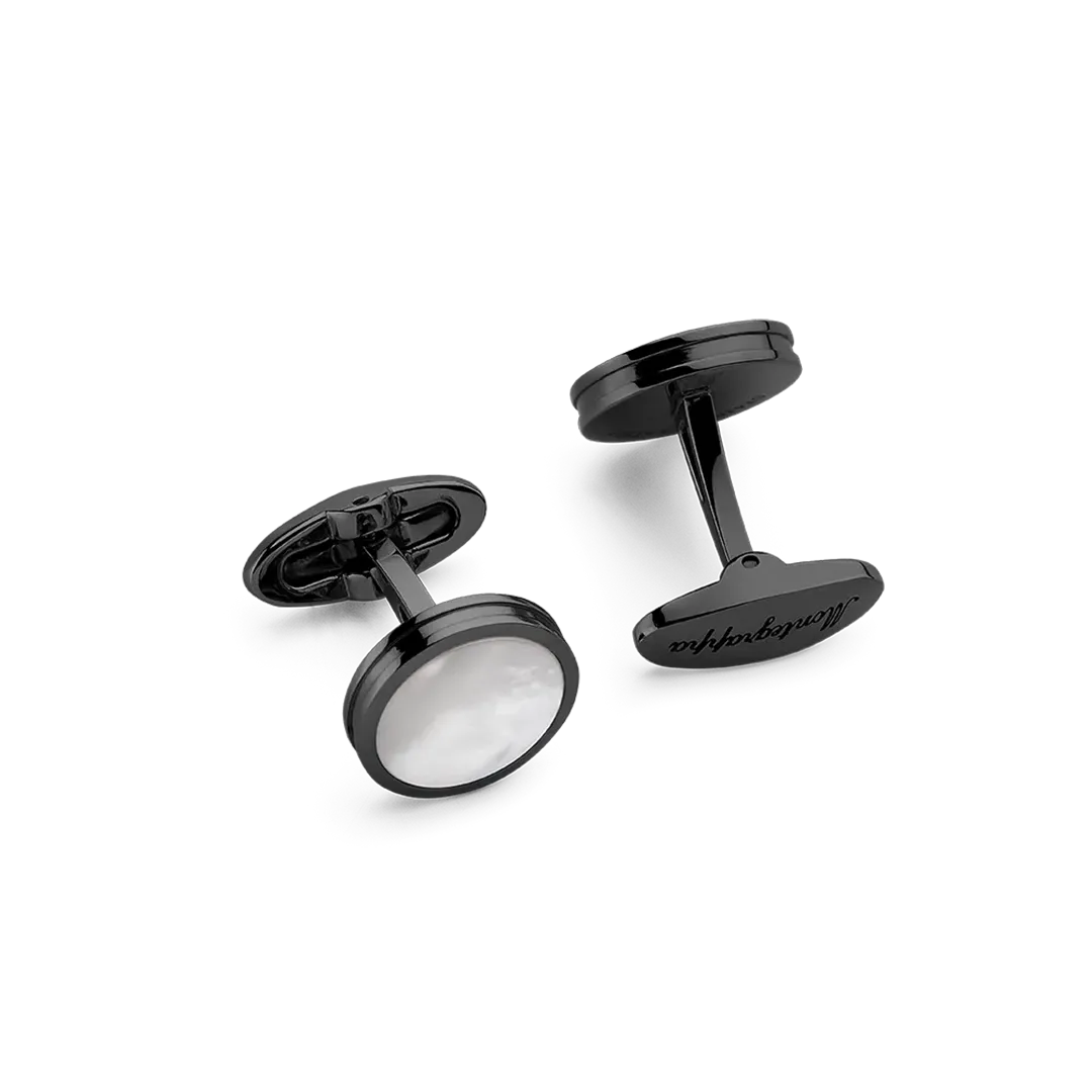 Montegrappa Gemelli Purezza Ultra Black e Madreperla IDPUCLBP