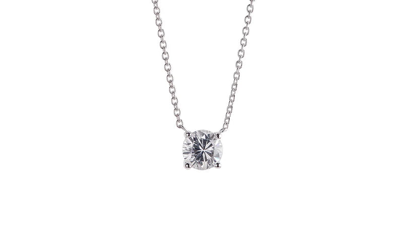  Freelight Light Point Necklace in White Gold and 0.32 ct Diamond E VS2