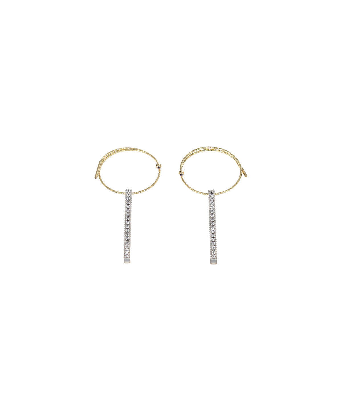 MagicWire Angel Earrings Yellow Gold 34-025-G-01
