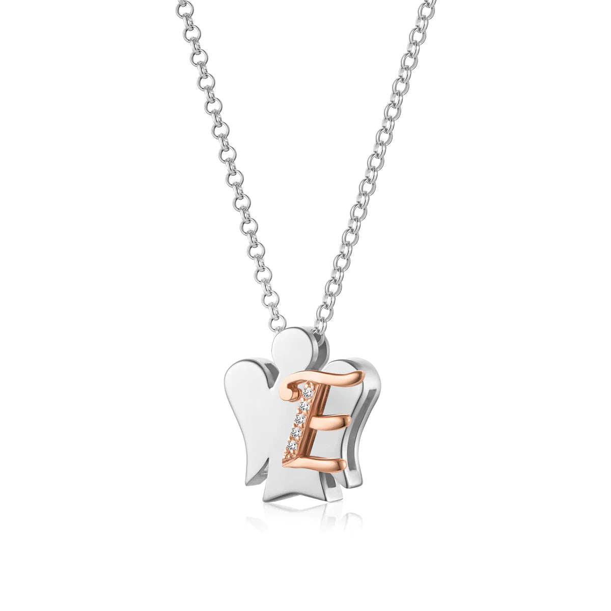 Roberto Giannotti Angel Necklace with Letter