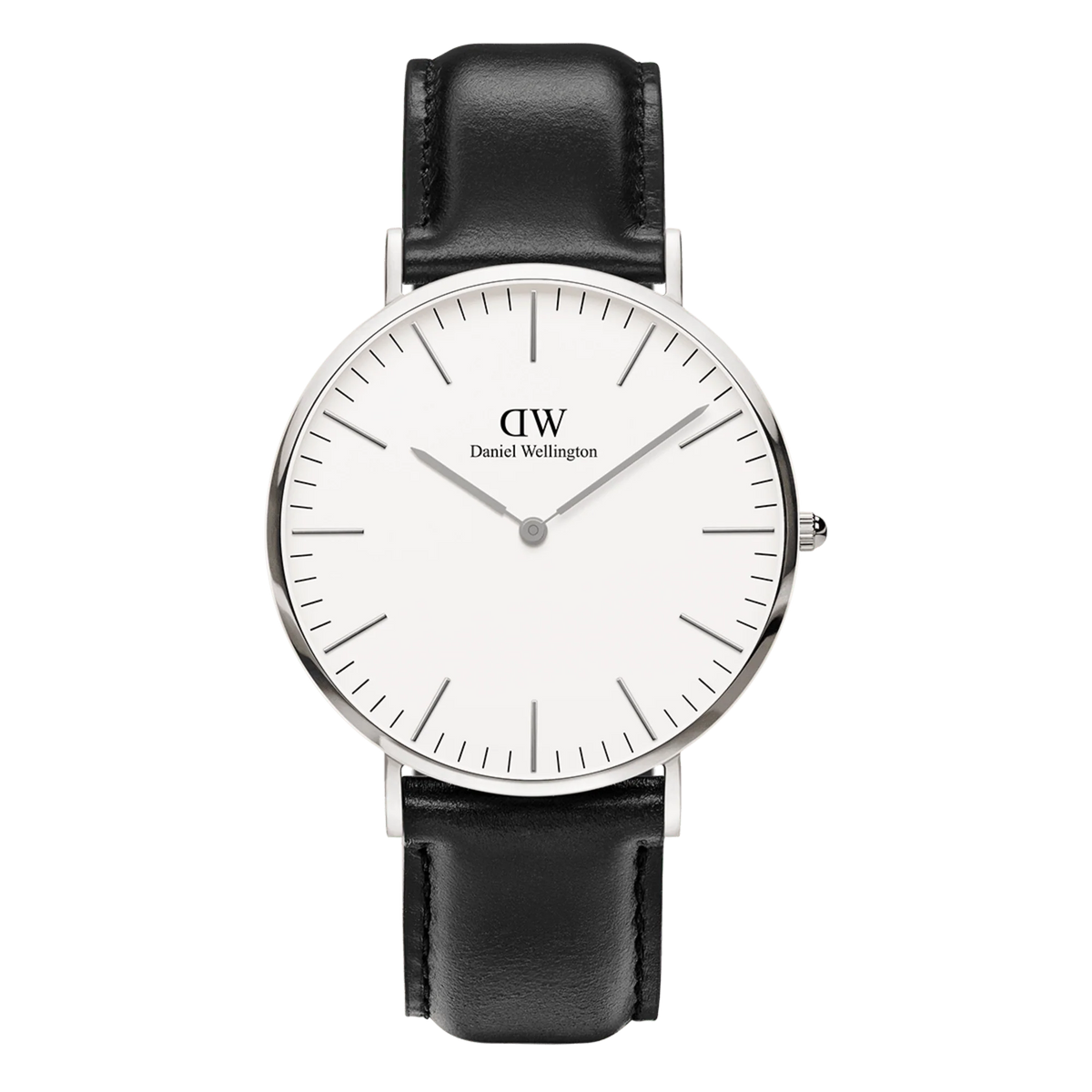 Daniel Wellington Classic Black Bristol 36 Silver