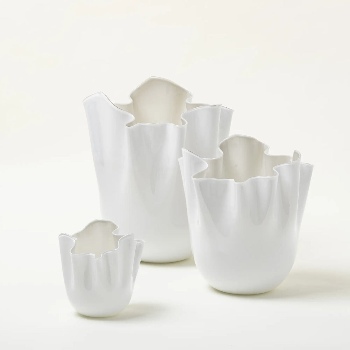 Venini Fazzoletto 700.02 Snow