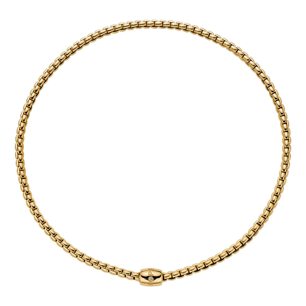 Fope Flex It Eka Necklace Yellow Gold