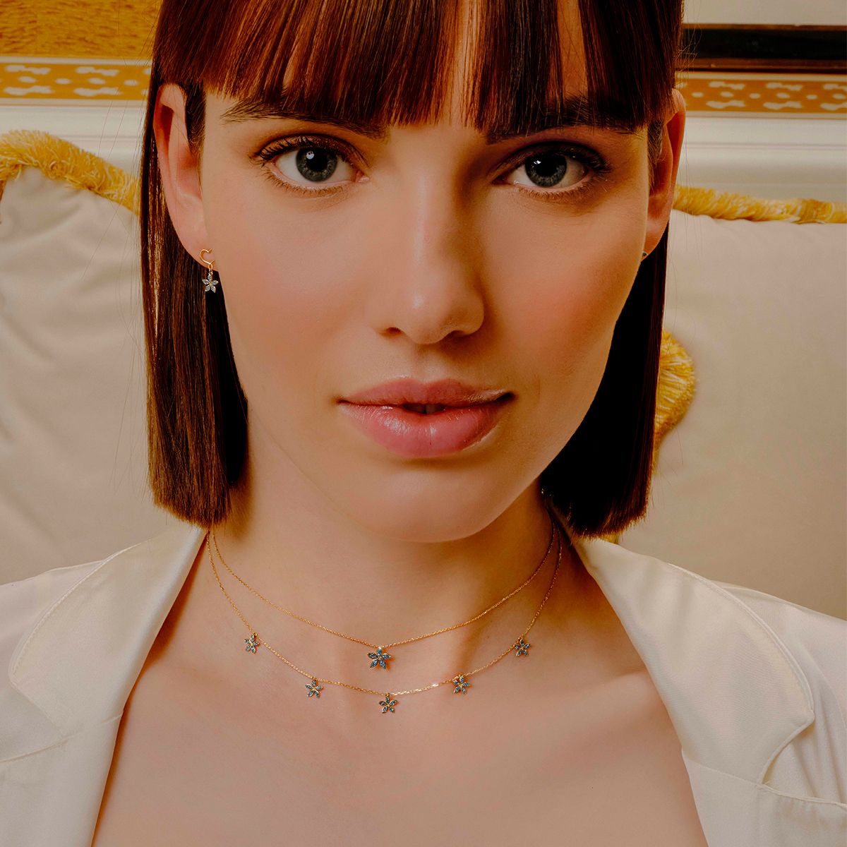 Maman et Sophie Necklace TIE' Multi 18kt Yellow Gold GCTIE5