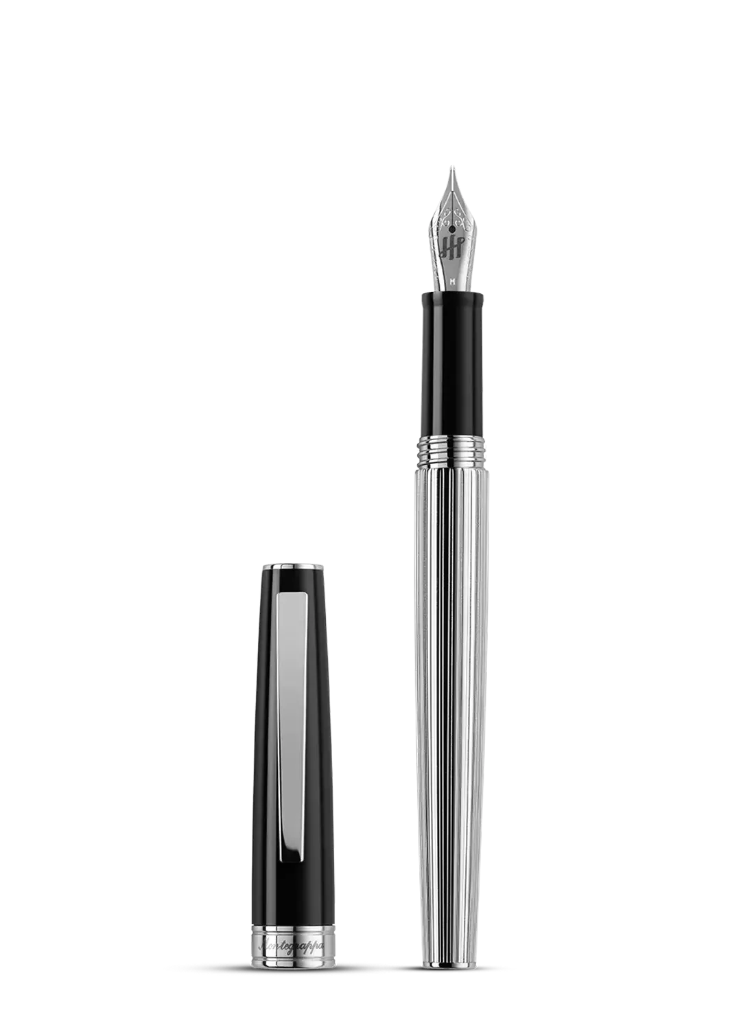 Montegrappa Penna Stilografica Armonia Duetto Nera