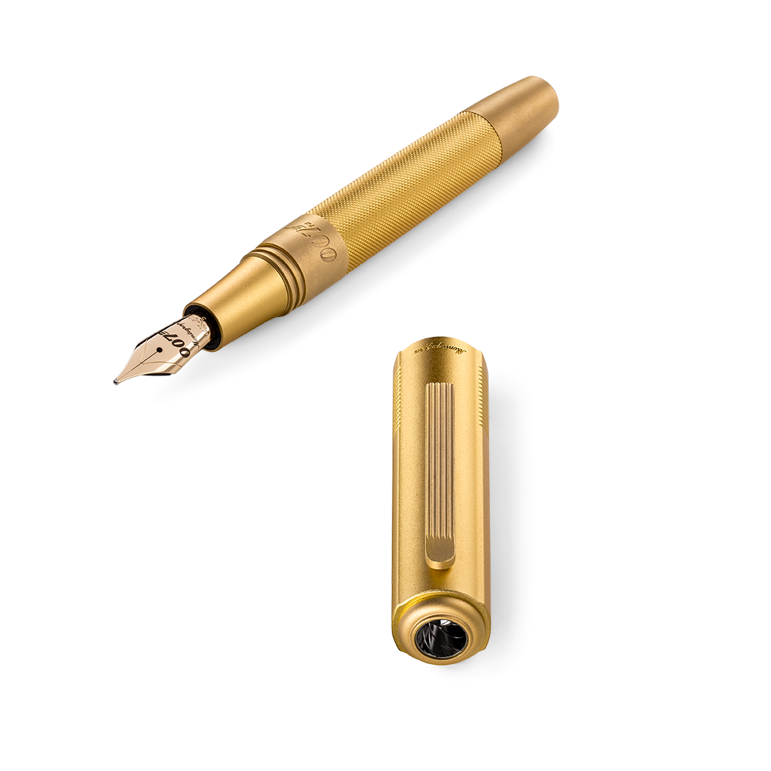 Montegrappa Penna Stilografica Edizione Speciale 007 Goldfinger