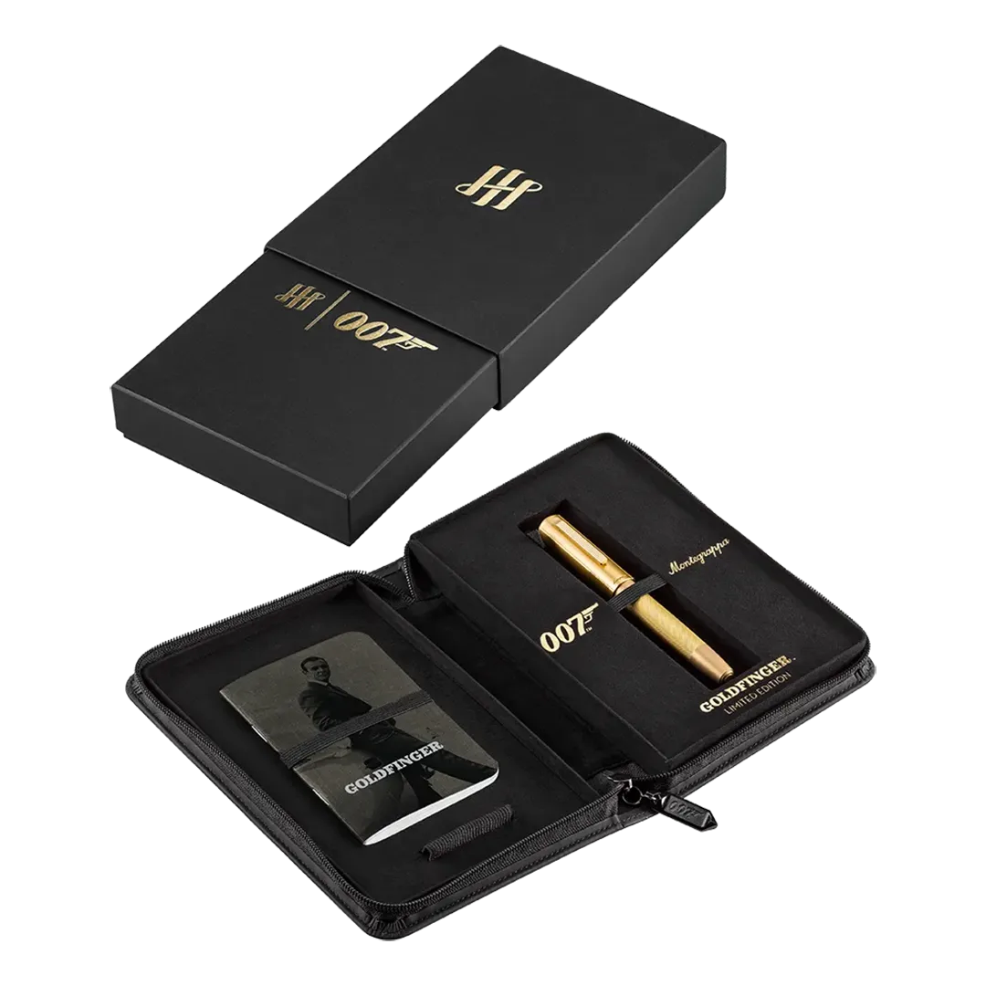 Montegrappa Penna Stilografica Edizione Speciale 007 Goldfinger