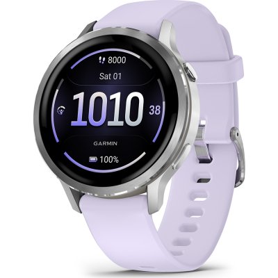 Garmin Venu 4 Slate 41 MM Cinturino Silicone Periwinkle