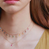  Maman et Sophie Necklace in 18kt rose gold with 11 drops GCDRP11MU