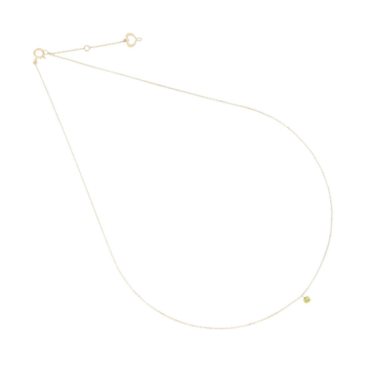 Maman et Sophie Girocollo Oro Giallo 18kt Diamante Nudo Giallo ct 0.07 GCNUD07GI